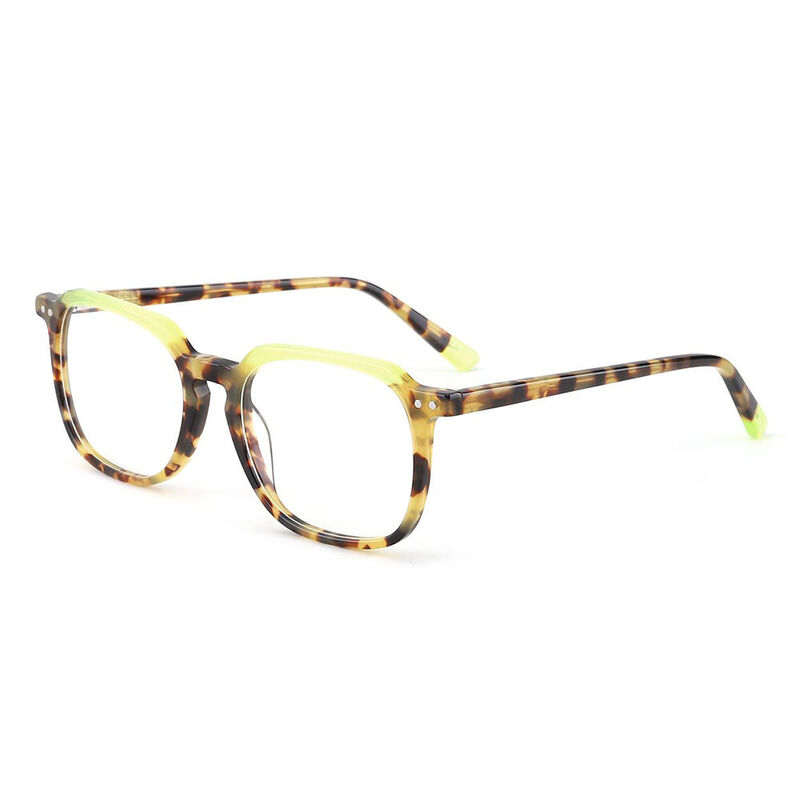 Mendy Square Green Glasses