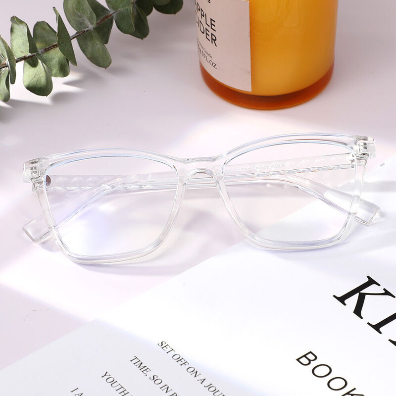 Fay Square Clear Glasses