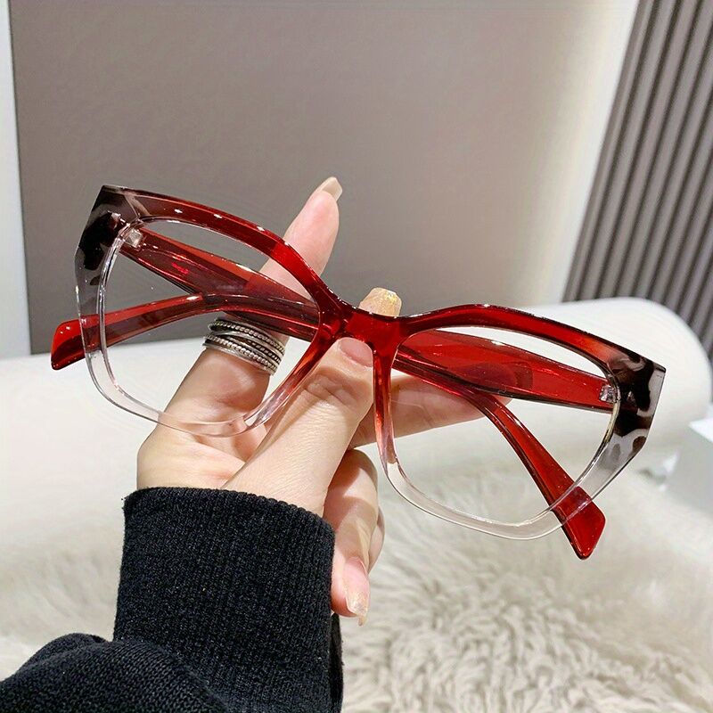 Rita Cat Eye Red Glasses