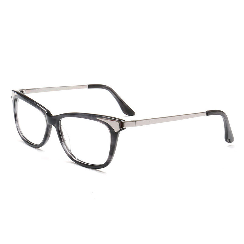 Maure Rectangle Grey Glasses