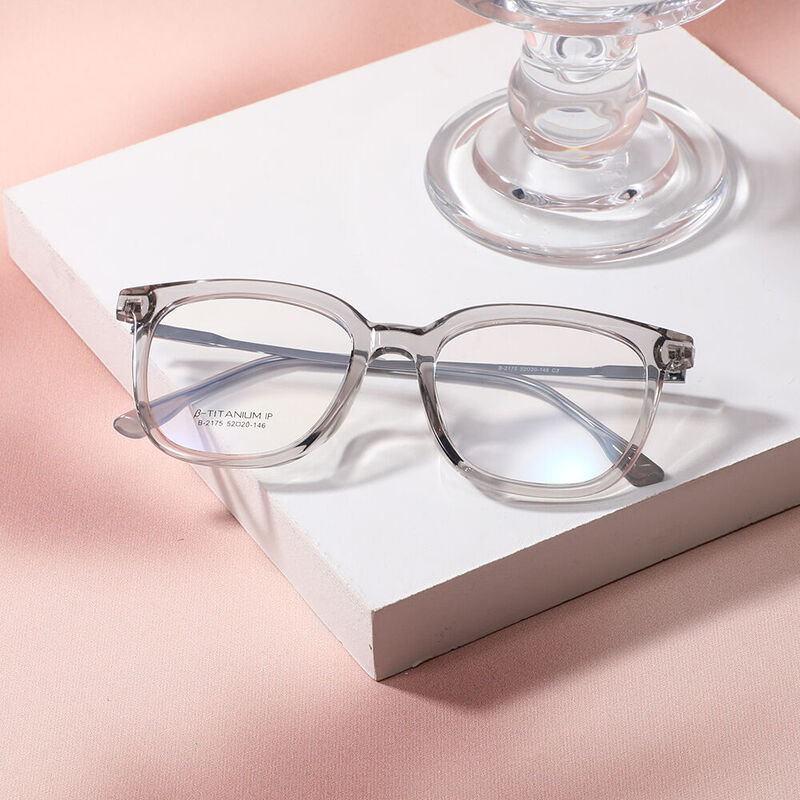 Edmun Square Grey Glasses