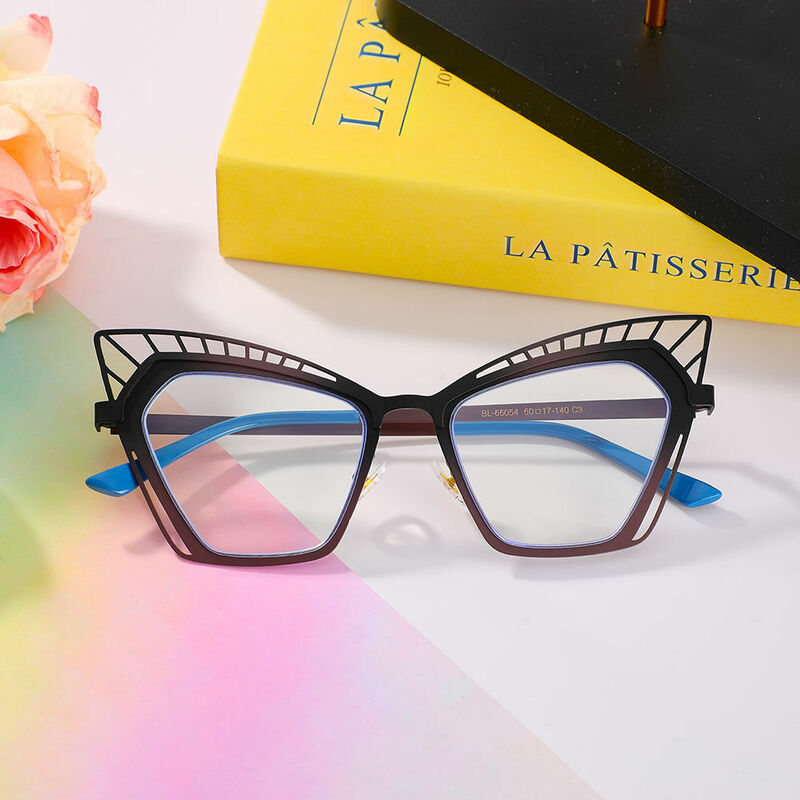 Eisenhowe Cat Eye Black Glasses