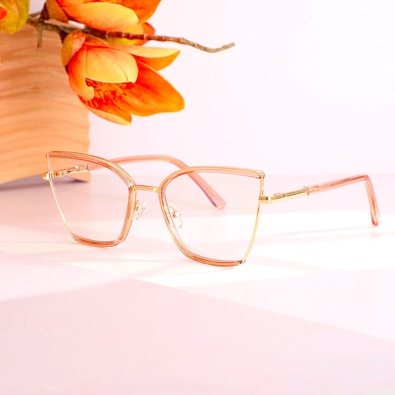 Gail Cat Eye Rosa Brillen