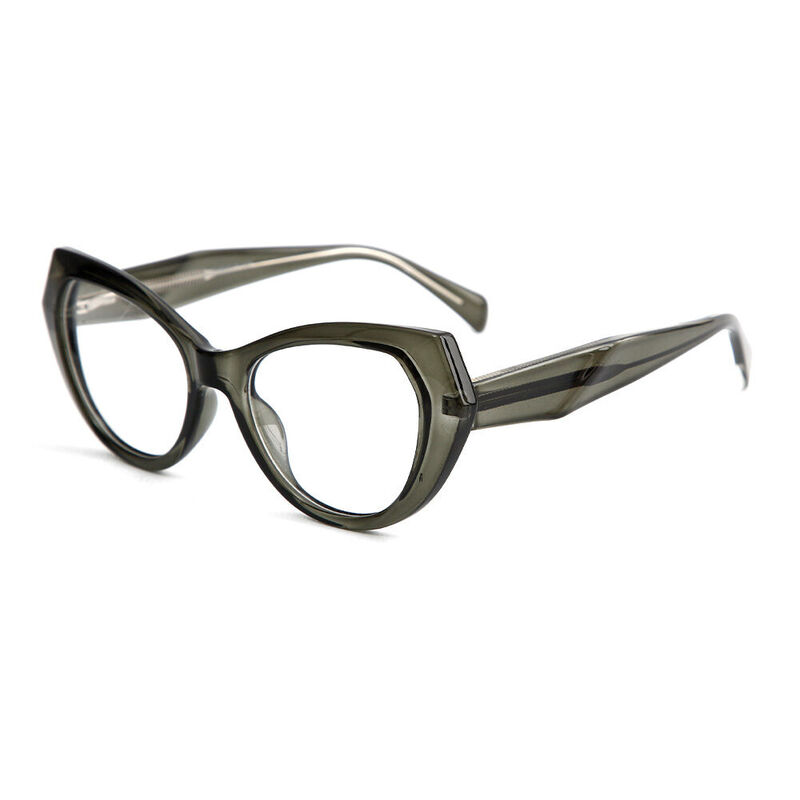Hermosa Cat Eye Graue Brille