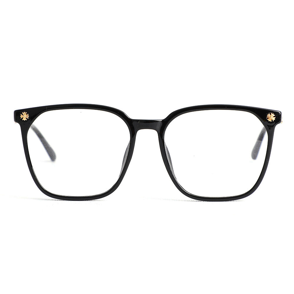 Belinda Quadratische Schwarze Brille