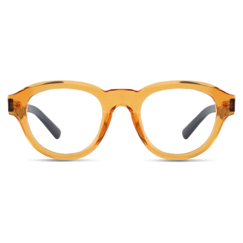 Dominion Oval Orange Glasses
