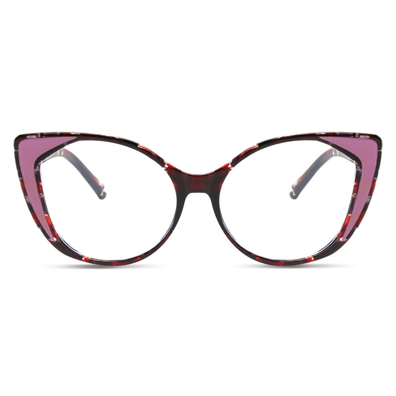 Moulton Cat Eye Purple Glasses