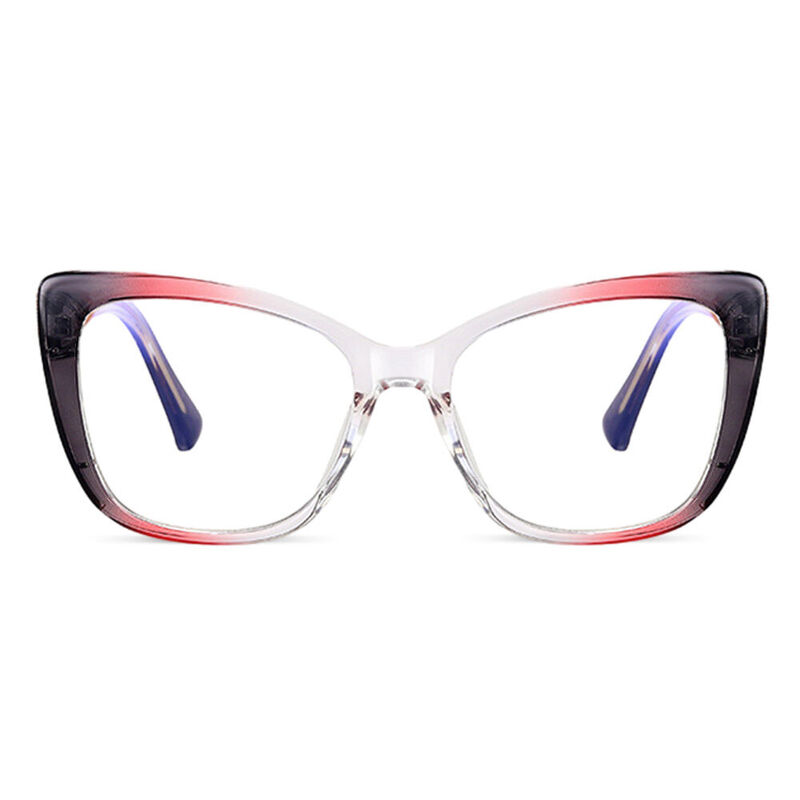 Matilde Cat Eye Gray Glasses