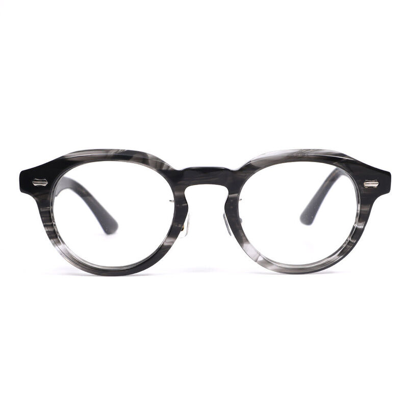 Mortin Round Gray Glasses