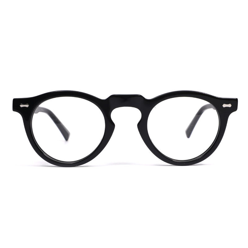 Haydin Round Black Glasses