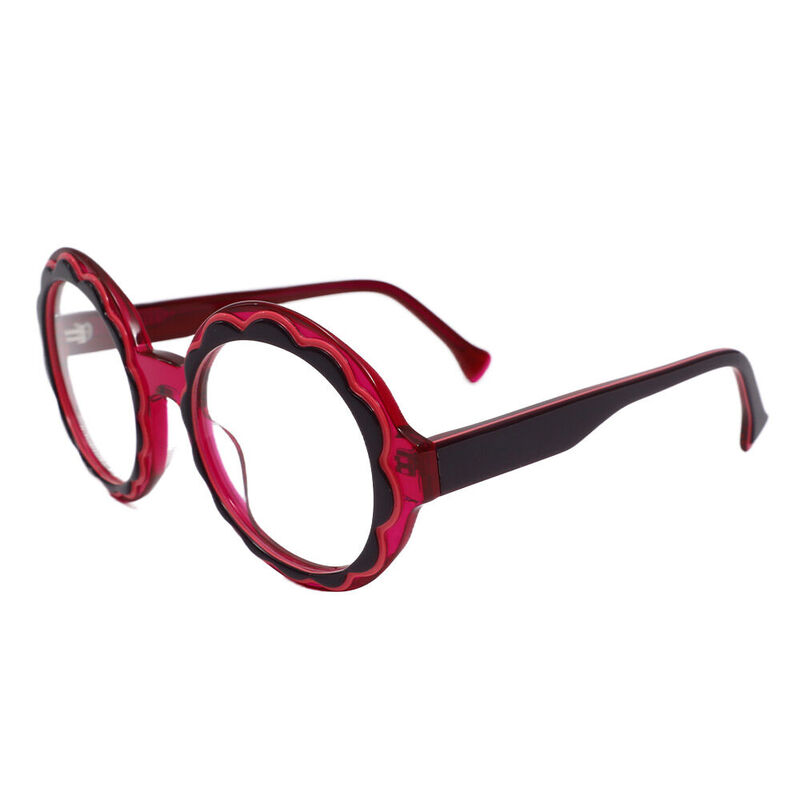 Berrie Round Purple Glasses