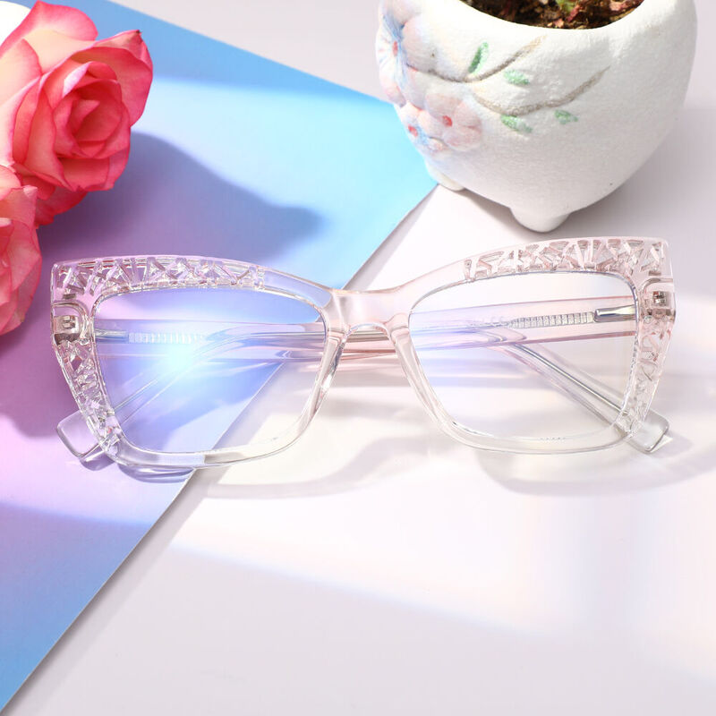 Croft Cat Eye Pink Glasses