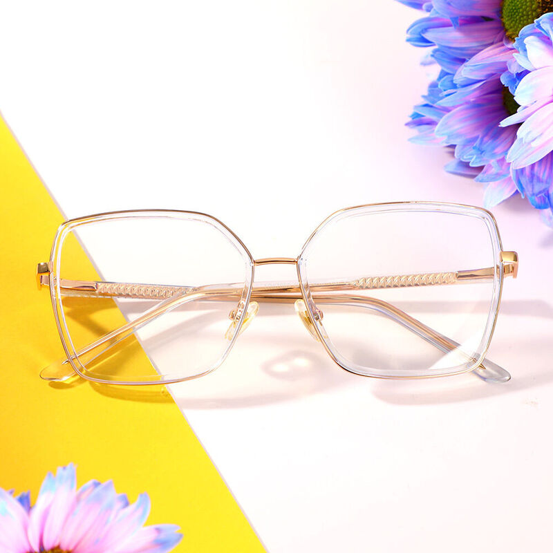 Hemingwe Geometric Blue Glasses