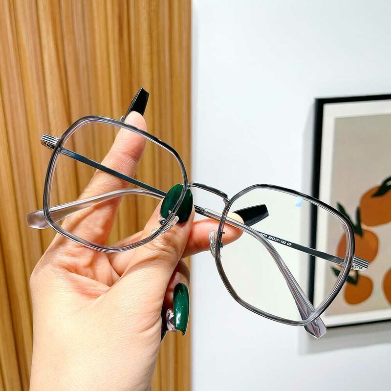 Kerr Geometric Clear Glasses