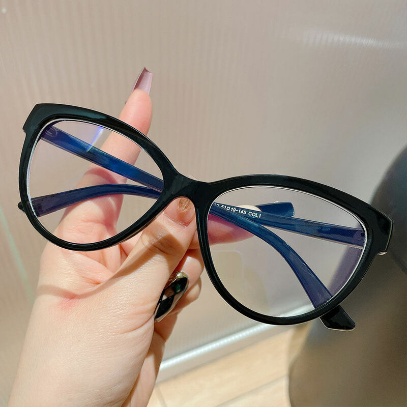 Anthone Cat Eye Black Glasses