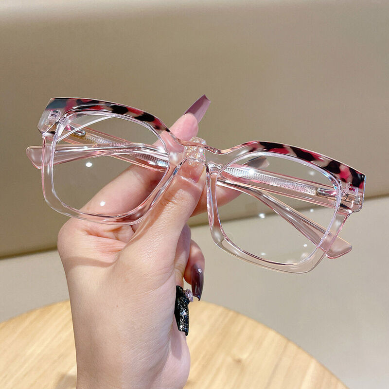 Gustave Cat Eye Purple Glasses