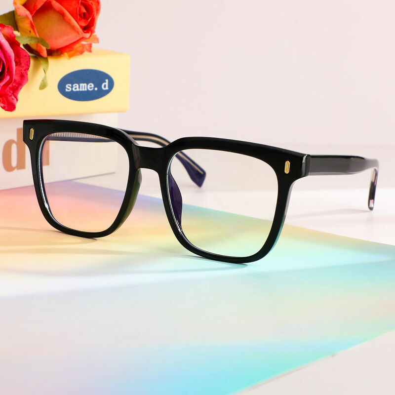 Griffith Square Black Glasses