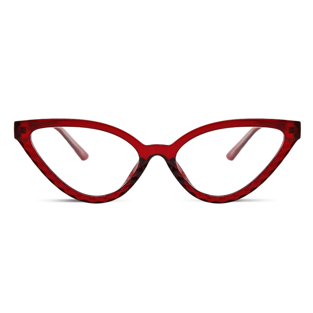 Occhiali da Vista Abigail Cat Eye Rosso