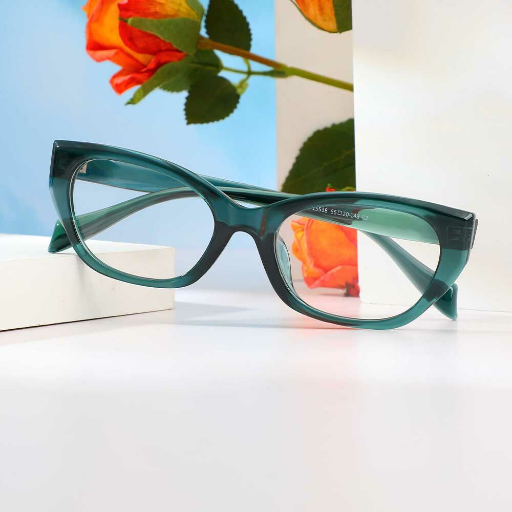 Lunettes de Vue Faithe Cat Eye Vert