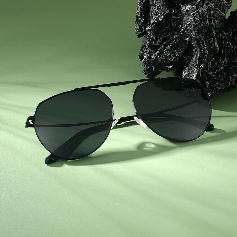 Occhiali da sole Skydive Aviator Nero