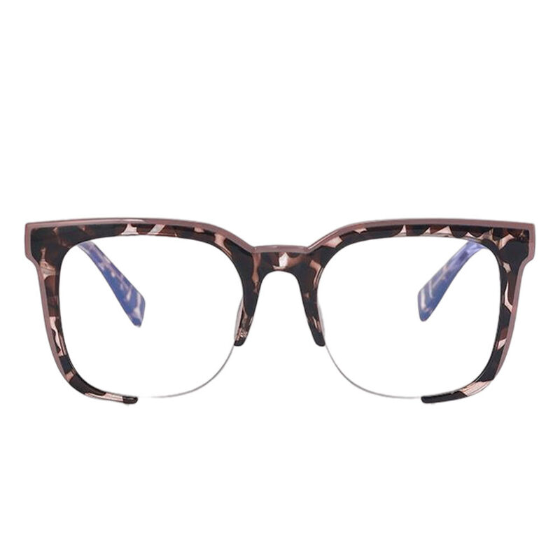 Moyer Square Leopard Glasses