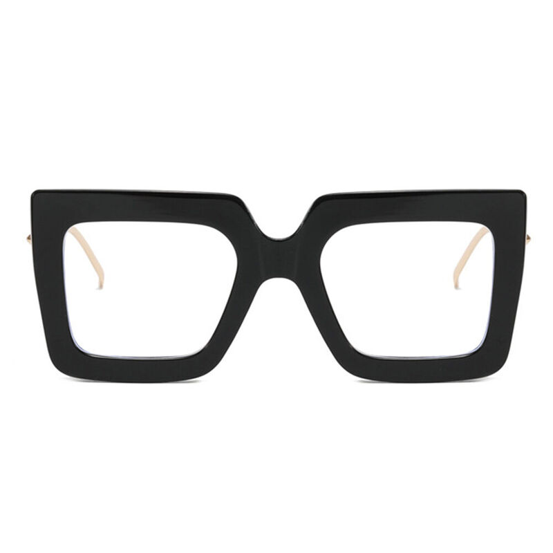 Pacheco Square Black Glasses