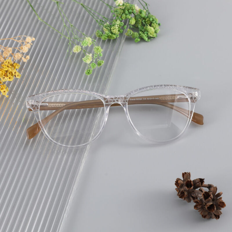 Wheeler Oval Clear Glasses
