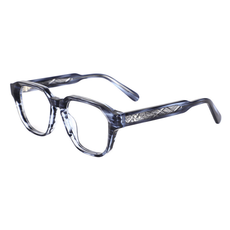 Renee Square Blue Glasses