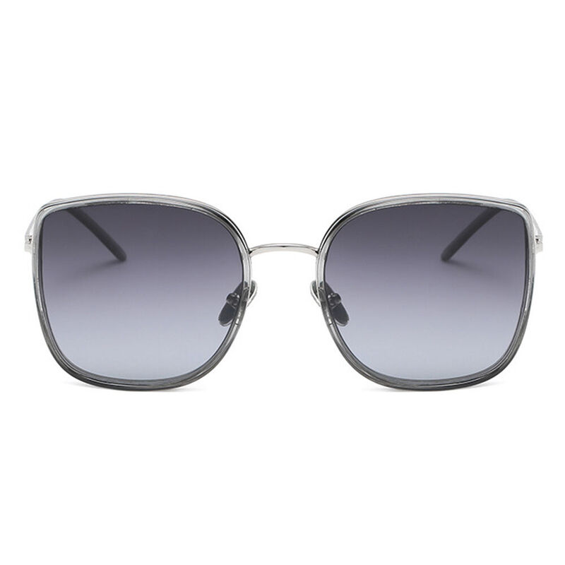 Ellis Square Gray Sunglasses