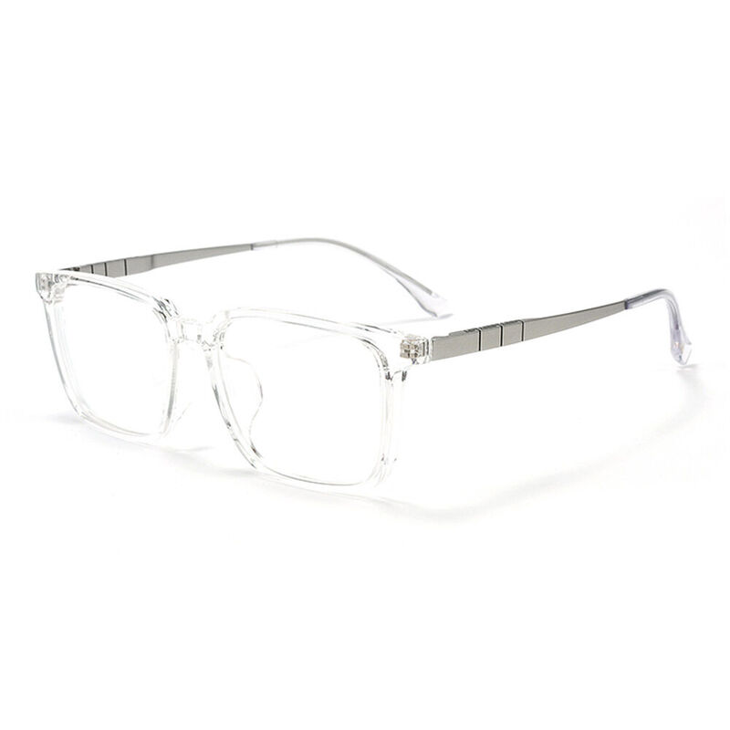 Celest Rectangle Clear Glasses