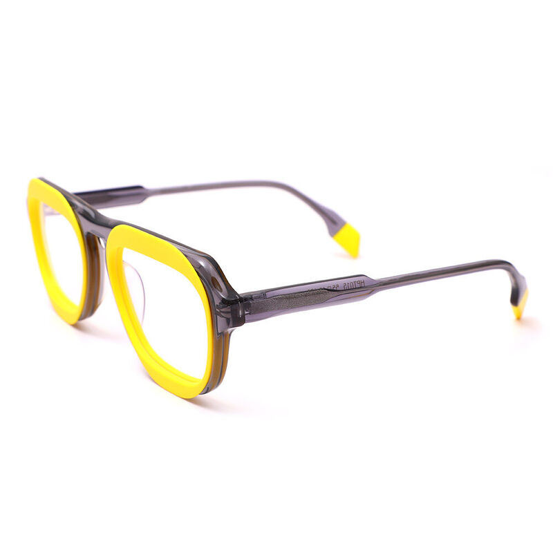 Bartlett Aviator Yellow Glasses