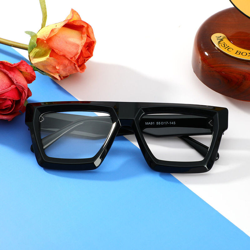 Duncan Pilote Schwarze Brille