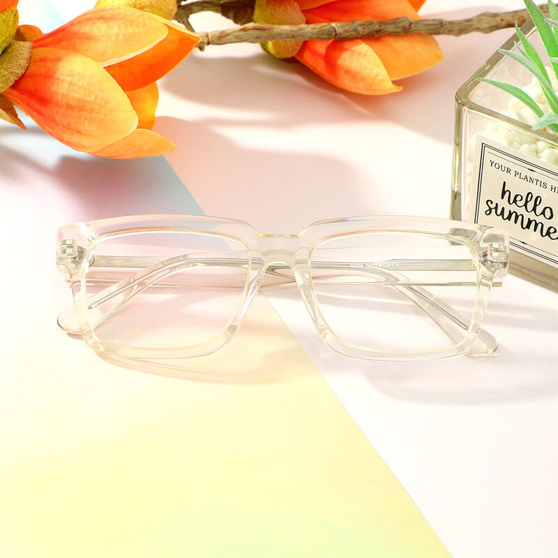 Taylor Rectangle Clear Glasses