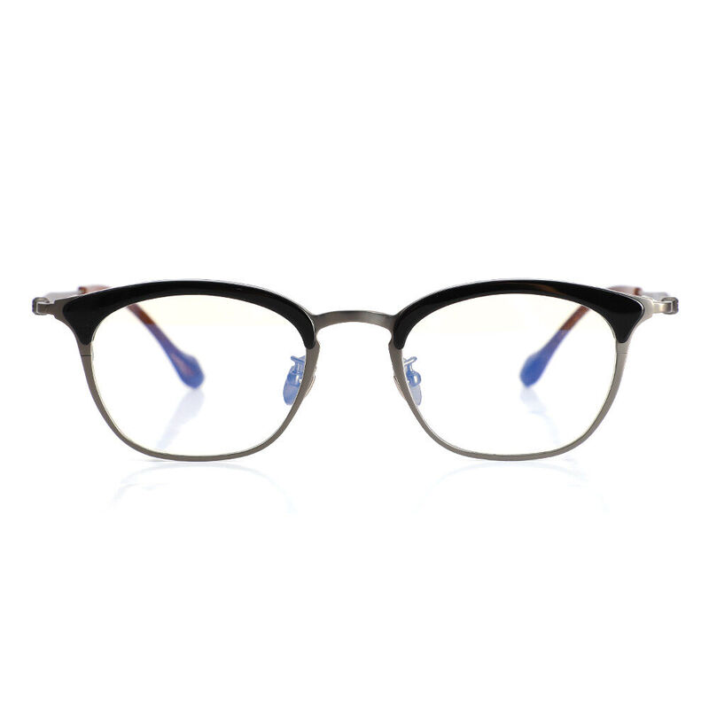 Martin Browline Black Glasses