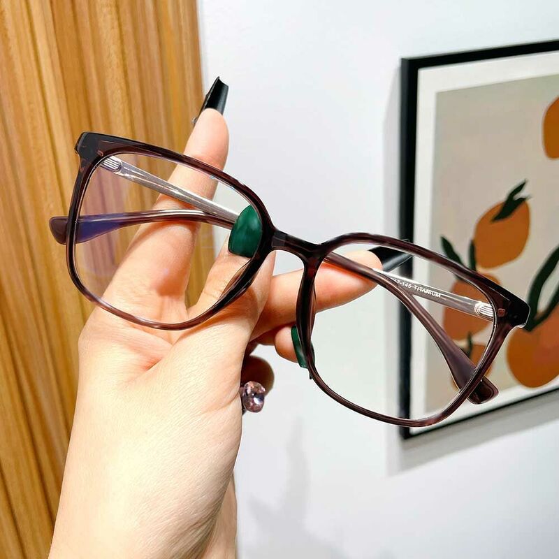 Conrad Square Brown Glasses