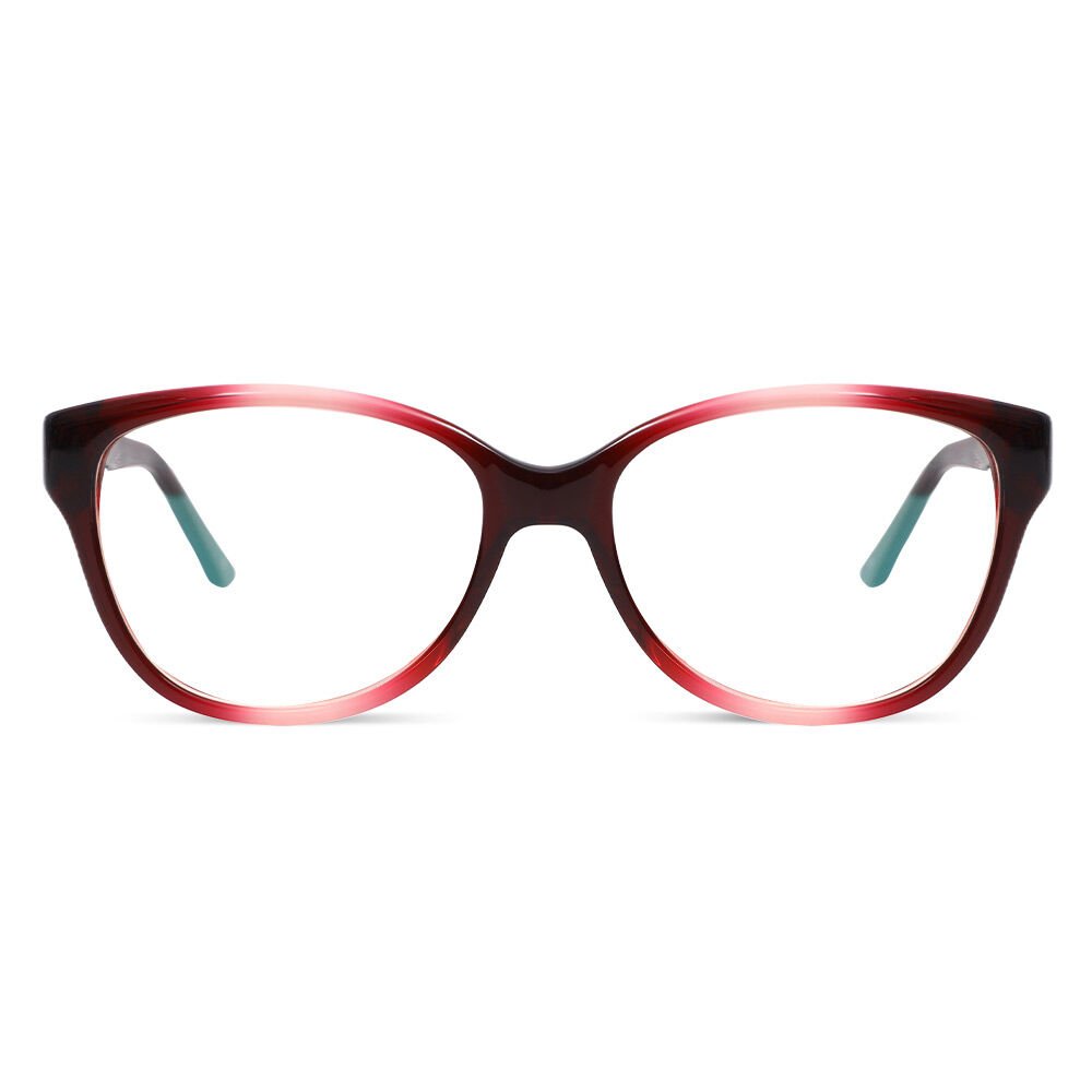 Thomps Square Red Glasses