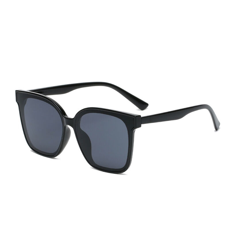 Buoy Square Black Sunglasses