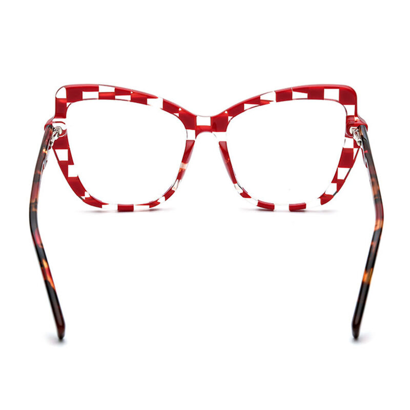 Ramzan Cat Eye Red Glasses