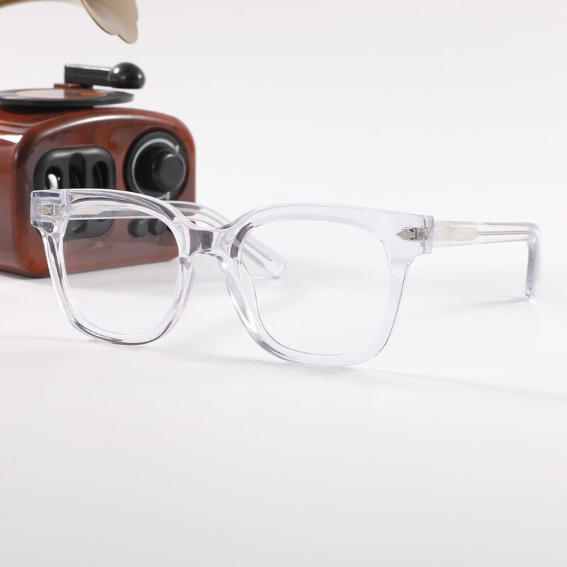 Radiance Square Clear Glasses