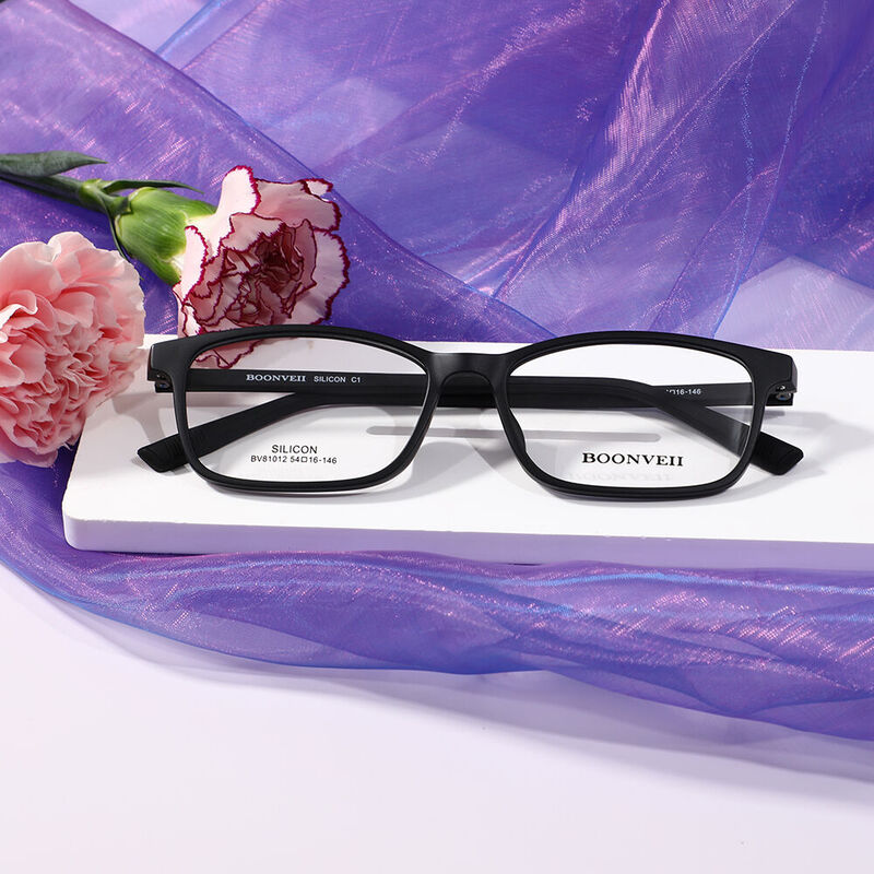 Samaiw Rectangle Grey Glasses