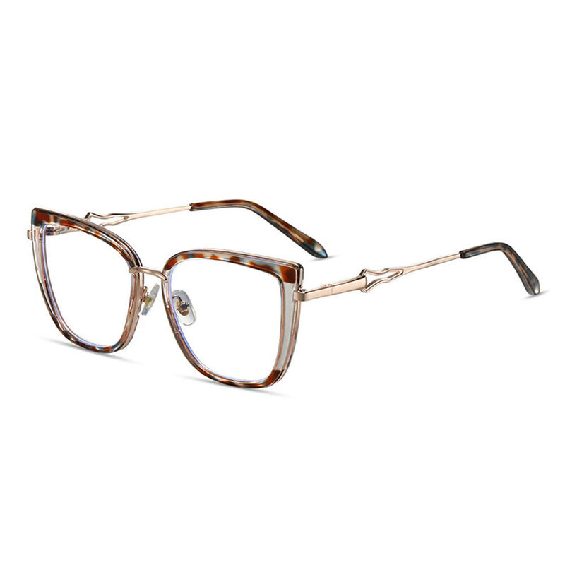 Henry Cat Eye Leopard Glasses