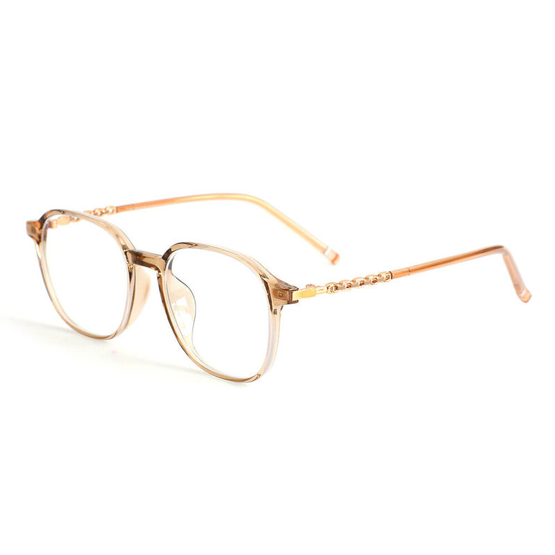 Marguerite Square Brown Glasses