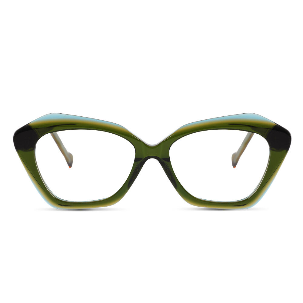 Occhiali da Vista Elizabeth Cat Eye Verde
