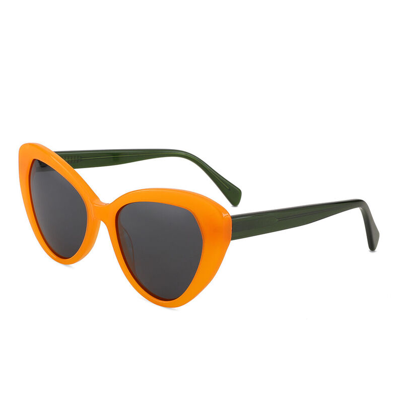 Dennie Cat Eye Orange Sonnenbrille