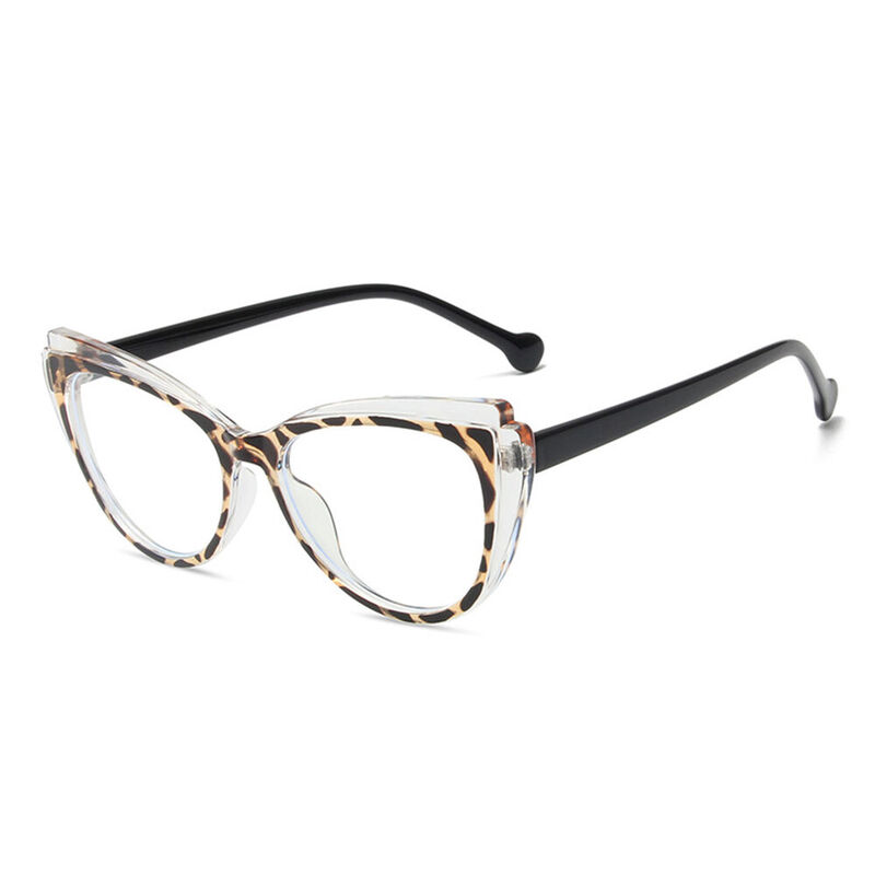 April Cat Eye Clear Glasses