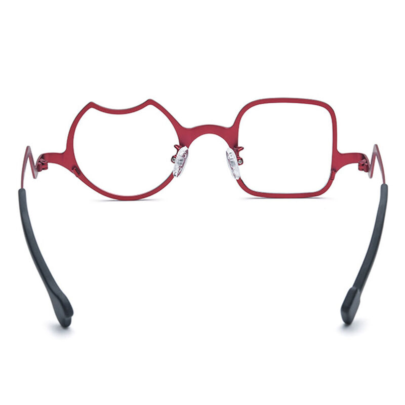 Randy Square Red Glasses
