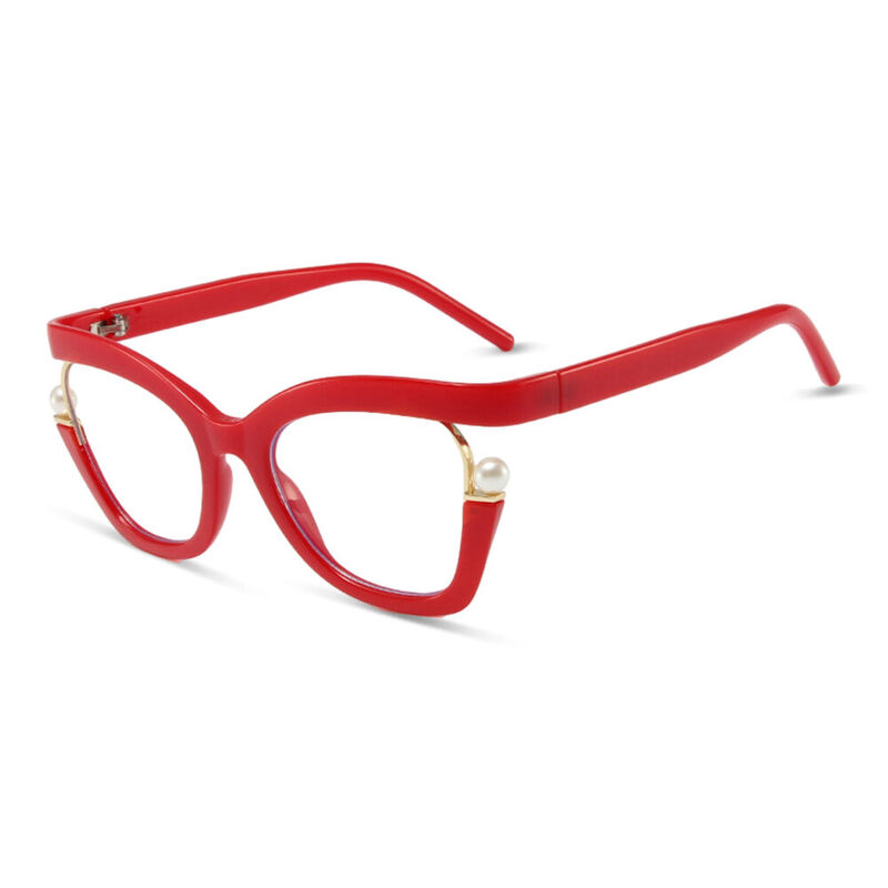 Halona Cat Eye Rote Brille