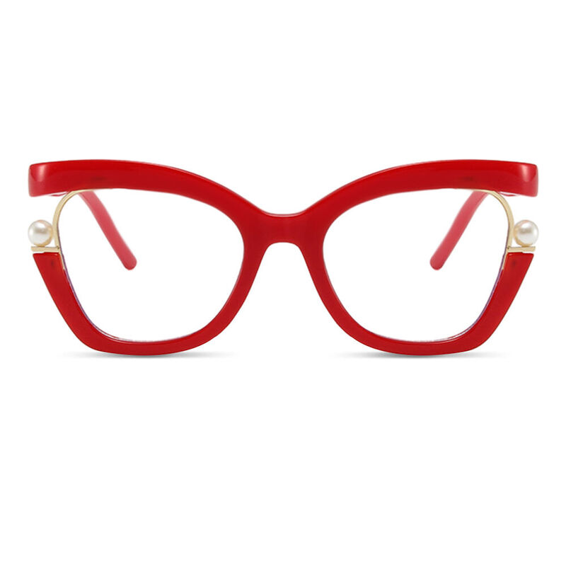 Halona Cat Eye Rote Brille