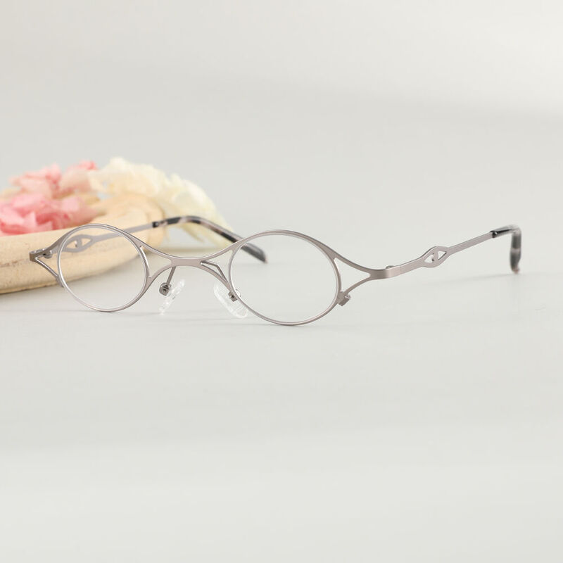 Tobey Oval Silver Glasses