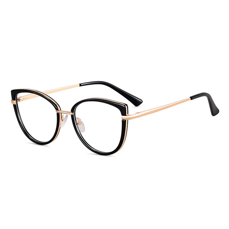 Whitma Cat Eye Black Glasses